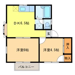 昇竜コーポの物件間取画像